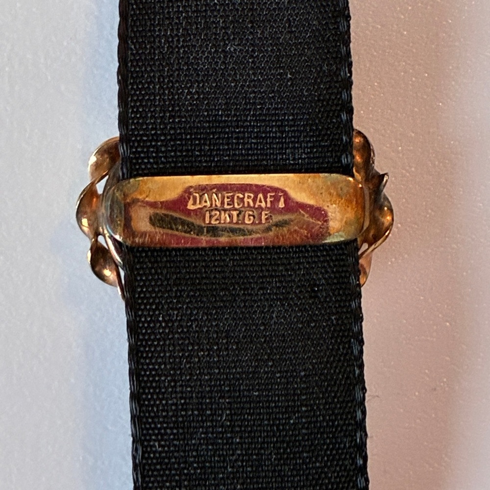 Danecraft Black Velvet Cameo Choker 12K GF Vintage - Picture 7 of 8